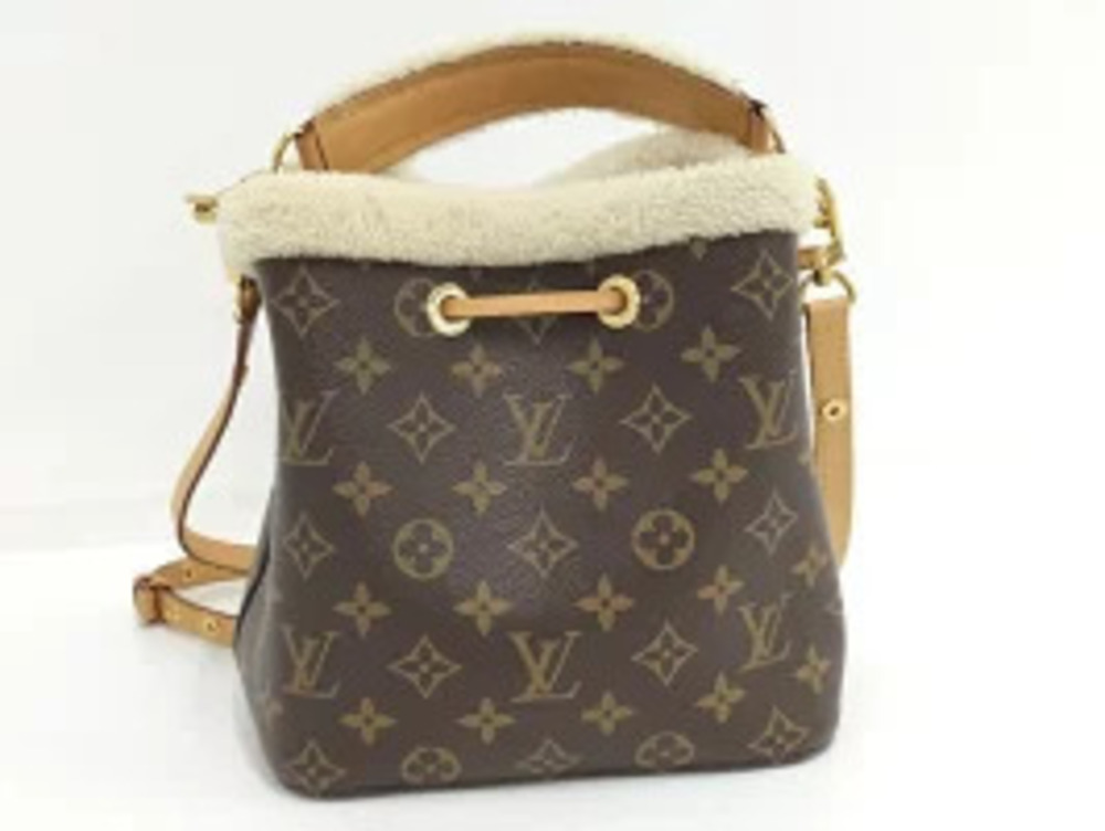 Louis Vuitton Noe Monogram Neo Bag Shoulder Brown